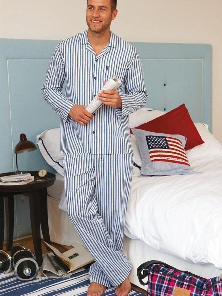 Pánské pyžamo JOCKEY 50080 pruhované | propínací pyžama | Pánská pyžama,  Pánské | Perfektní Prádlo.cz | Pohodlné noční prádlo, župany a spodní  prádlo pro Váš perfektní den!