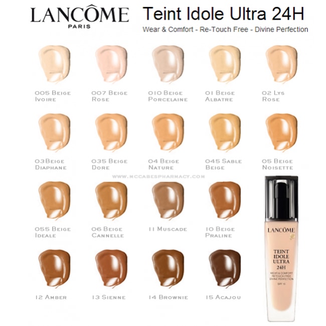 Dlouhotrvající krycí make-up SPF 15 LANCOME Teint Idole Ultra Wear 30 ml -  03 Beige Diaphane | Lancome | make-upy s UV faktorem | make-upy,  Dekorativní kosmetika, Kosmetika pro ženy, Kosmetika, Doplňky