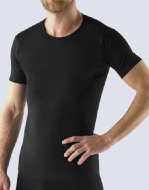 GINA pánské tričko s krátkým rukávem, bezešvé, Bamboo Soft 58009P - černá |  GINA | trička s krátkým rukávem | Pánská trička a tílka, Pánské | Perfektní  Prádlo.cz | Pohodlné noční prádlo,