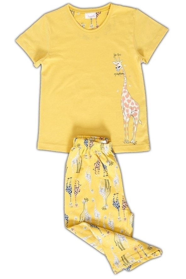 Dětské pyžamo kapri VIENETTA Žirafa - žlutá | Vienetta Secret | dívčí pyžama  krátká | Dívčí pyžama, Dětská pyžama, Děti | Perfektne-Pradlo.sk | ...pro  Váš perfektní pocit každý den