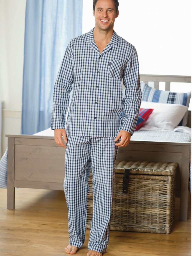 Pánské pyžamo JOCKEY 50080 kostkované | propínací pyžama | Pánská pyžama,  Pánské | Perfektní Prádlo.cz | Pohodlné noční prádlo, župany a spodní  prádlo pro Váš perfektní den!