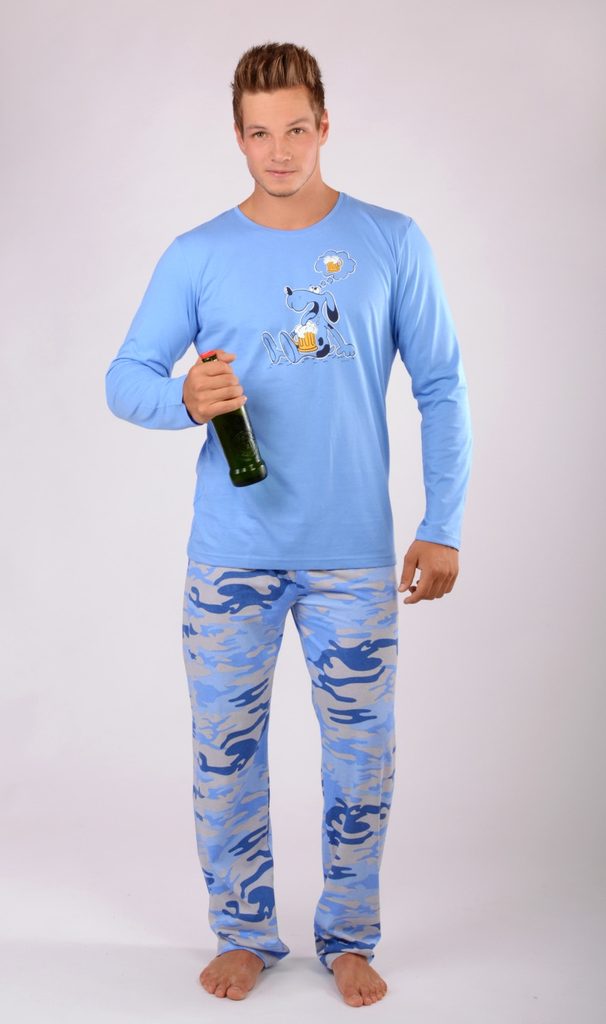 Pánské pyžamo dlouhé Pes s pivem - světle modrá | Cool Comics | pyžama s  dlouhým rukávem | Pánská pyžama, Pánské | Perfektní Prádlo.cz | Pohodlné  noční prádlo, župany a spodní prádlo pro Váš perfektní den!