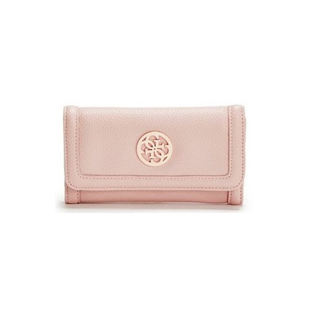 Elegantní peněženka Guess Enamel Quattro G Slim Clutch růžová | Guess |  dámské peněženky | peněženky, Doplňky | Perfektne-Pradlo.sk | ...pro Váš  perfektní pocit každý den