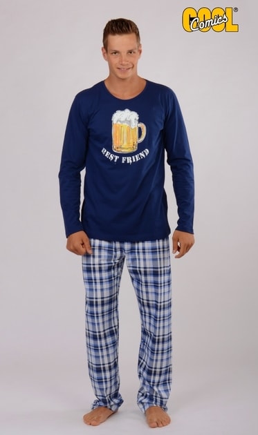 Pánské pyžamo dlouhé Cool Comics Pivo - modrá | Cool Comics | pyžamá s  dlhým rukávom | Pánske pyžamá, Pánske | Perfektne-Pradlo.sk | ...pro Váš  perfektní pocit každý den