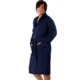 Pánský 3/4 kimono župan HENRI tmavě modrá