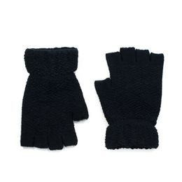 Černé bezprstové rukavice