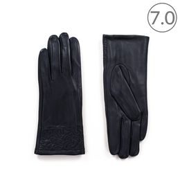 Kožené rukavice černé