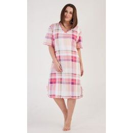 Dámská noční košile s krátkým rukávem Catherine - lososová