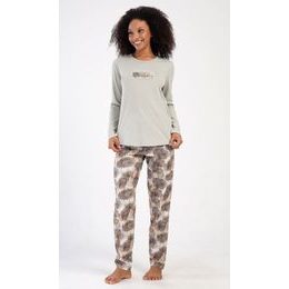 Dámské pyžamo dlouhé Everyday - písková
