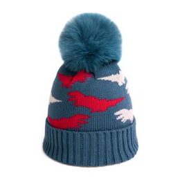 Dinousauří čepice - modrá