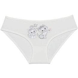 Dětské kalhotky Cat friends - smetanová