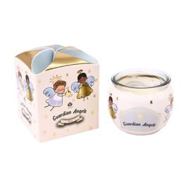 ARÔME Svíčka 90 g, ve skle a flower boxu, Guardian angels, Cranberry a Cardamon