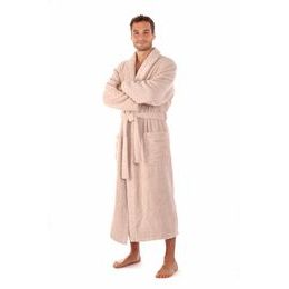 Unisex župan se šálovým límcem ATHENA oříšková