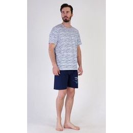 Pánské pyžamo šortky Regata - modrá