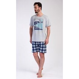 Pánské pyžamo šortky Wander - šedá