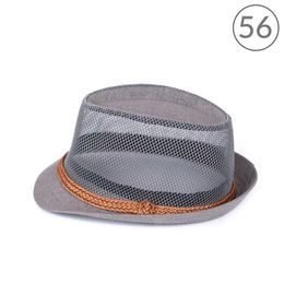 Trilby průhledný klobouk v šedé barvě