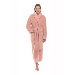 Unisex dlouhý hřejivý župan ALTA růžová