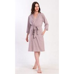 Dámský župan krátký Adélka - kakaová