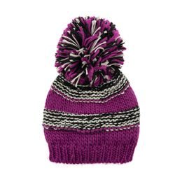 Zimní čepice - burgundská