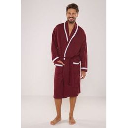 Bavlněný pánský župan Bruno II vínový