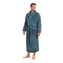 Unisex dlouhý hřejivý župan ALTA petrolejová