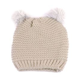 Kočičí čepice - béžová