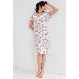 Dámská košilka Aromatica bílá s květy