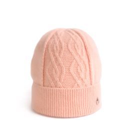 Angorská čepice - meruňková