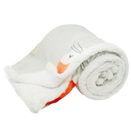 Deka 150 x 200 cm, s beránkem, mikroflanel, 460 GSM