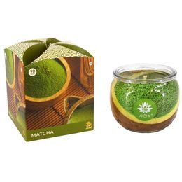ARÔME Svíčka 90 g, ve skle a flower boxu, Matcha