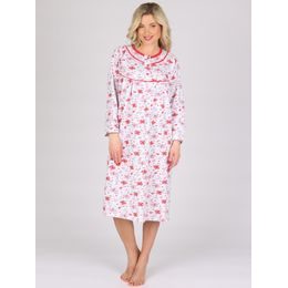 Dámská noční košile KASANDRA červená kytka