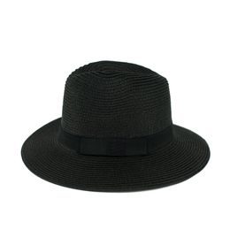Letní klobouk typu fedora - černý
