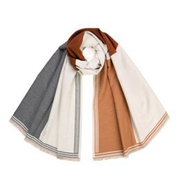 Šál Serena - světlehnědý