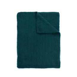 Zelená pletená šála