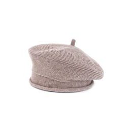 Netradiční Baret - tmavobéžový
