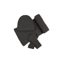 Čepice, šála a rukavice - tmavošedá