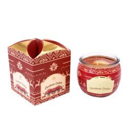 ARÔME Svíčka 90 g, ve skle a flower boxu, Gingerbread