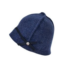 Modrý elegantní klobouček