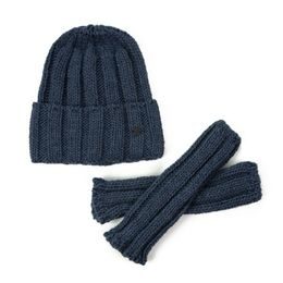 Čepice, rukavice - modrá