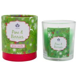 ARÔME Svíčka 120 g, v papírové tubě, Pine & Berries