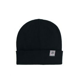 Čepice beanie dvojitá černá