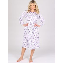 Dámská noční košile KASANDRA fialová kytka