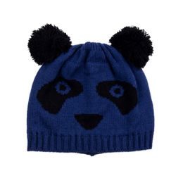 Čepice Panda - modrá