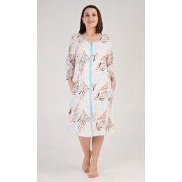 Dámské domácí šaty s tříčtvrtečním rukávem Melissa - mentolová