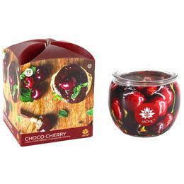 ARÔME Svíčka 90 g, ve skle a flower boxu, Choco Cherry