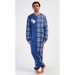 Pánský overal Méďa Ospalec - tmavě modrá