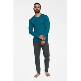 Pánské pyžamo Tact tyrkysové