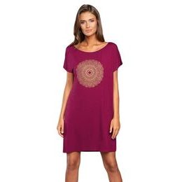 Noční košilka Mandala vínová