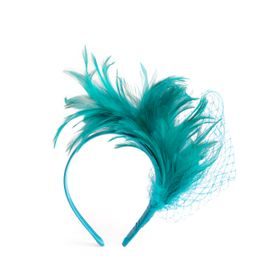 Fascinátor Lethe - tyrkysový