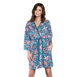 Dámský viskózový župan Malwa květiny